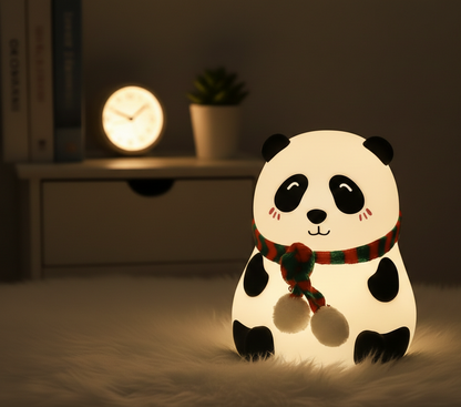 Cute Panda Touch Silicone Night Lamp: A Soft Glow That Makes Every Night Feel Cozy