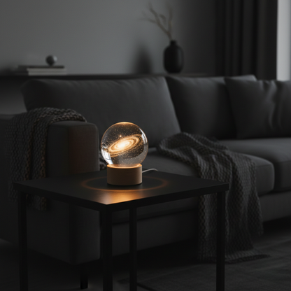 Milky Way Crystal Ball Light Lamp : Bring the Beauty of the Galaxy Into Your Everyday Space