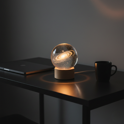Milky Way Crystal Ball Light Lamp : Bring the Beauty of the Galaxy Into Your Everyday Space