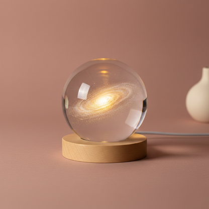 Milky Way Crystal Ball Light Lamp : Bring the Beauty of the Galaxy Into Your Everyday Space