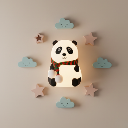 Cute Panda Touch Silicone Night Lamp: A Soft Glow That Makes Every Night Feel Cozy